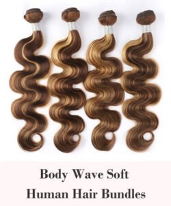 balayage human hair weaves