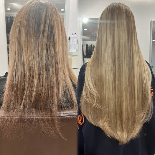 blonde hair extensions