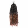 Deep Curly Micro Ring Loop Miracle Knots Feather Crochet Hair Extension Remy Hair