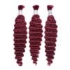 99j Color Deep Wave Virgin Human Braiding Hair Bulk 10-30 inch Wholesale Raw Hair