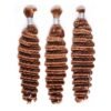#30 Color Deep Wave Virgin Human Braiding Hair Bulk 10-30 inch Wholesale Raw Hair
